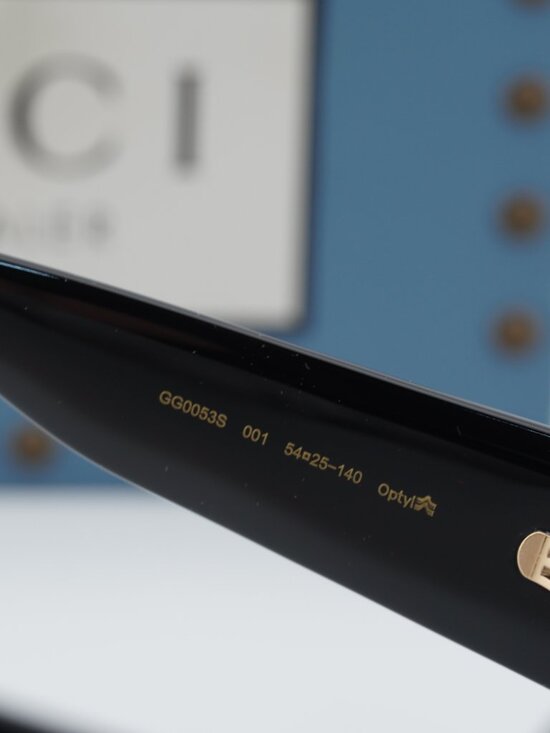 Gucci GG0053S 001 Square Sunglasses - Black\\Grey Gradient main image 9
